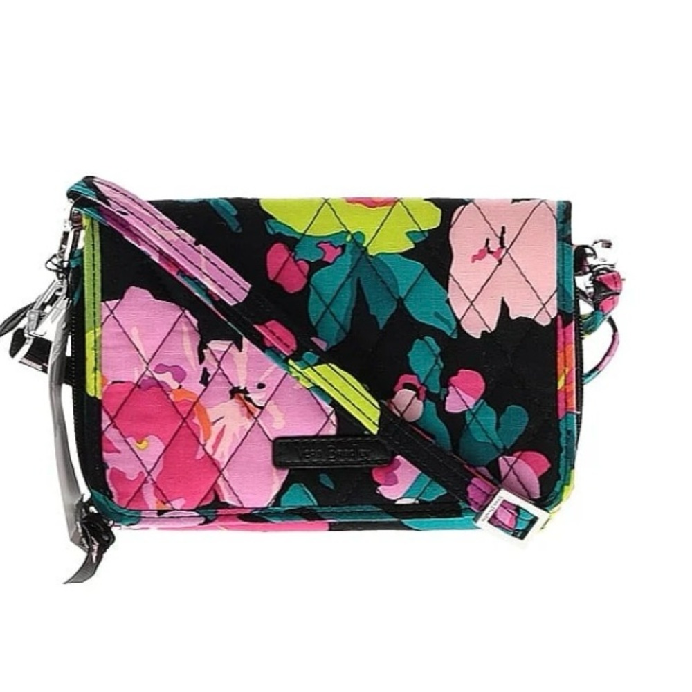 🌸 Vera Bradley RFID 3-in-1 Crossbody. “Hilo Meadow”. NWT